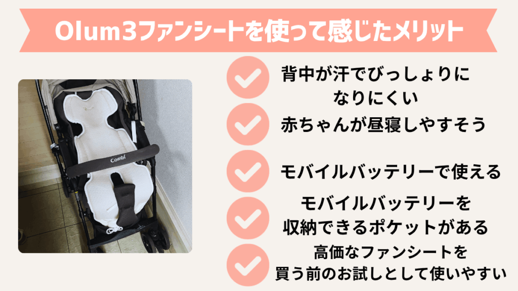 Olum3(オルム3)ファンシートを正直レビュー|Olum3ファンシートを使って感じたメリット